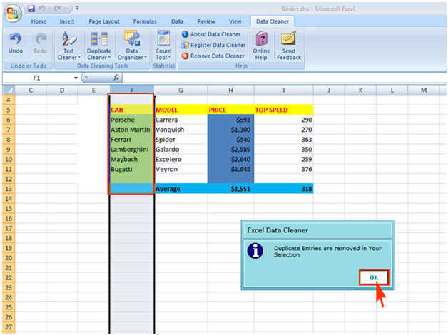 Excel Data Cleaner